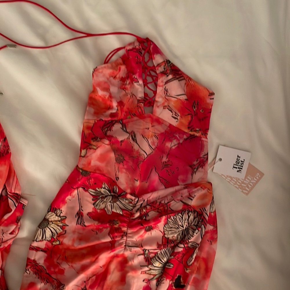 LOVILLA DRESS - RED FLORAL from Tiger Mist.